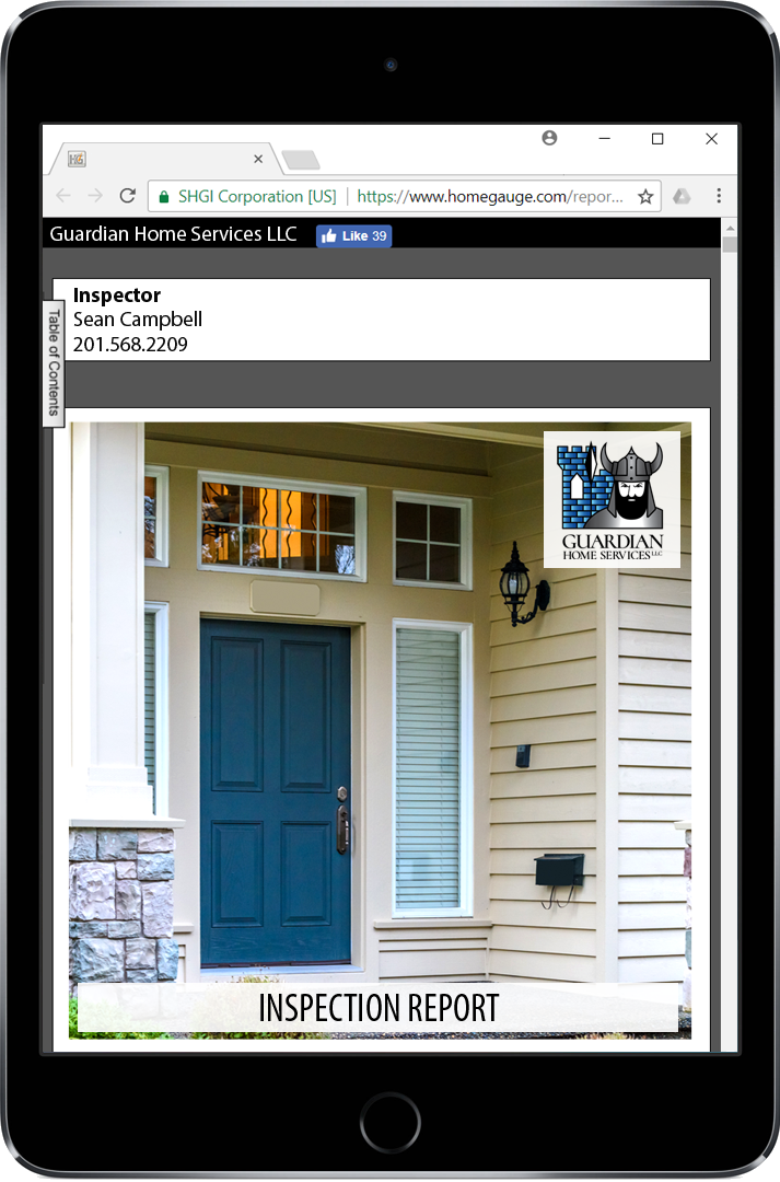 HOmegauge Digital Home Inspection Report